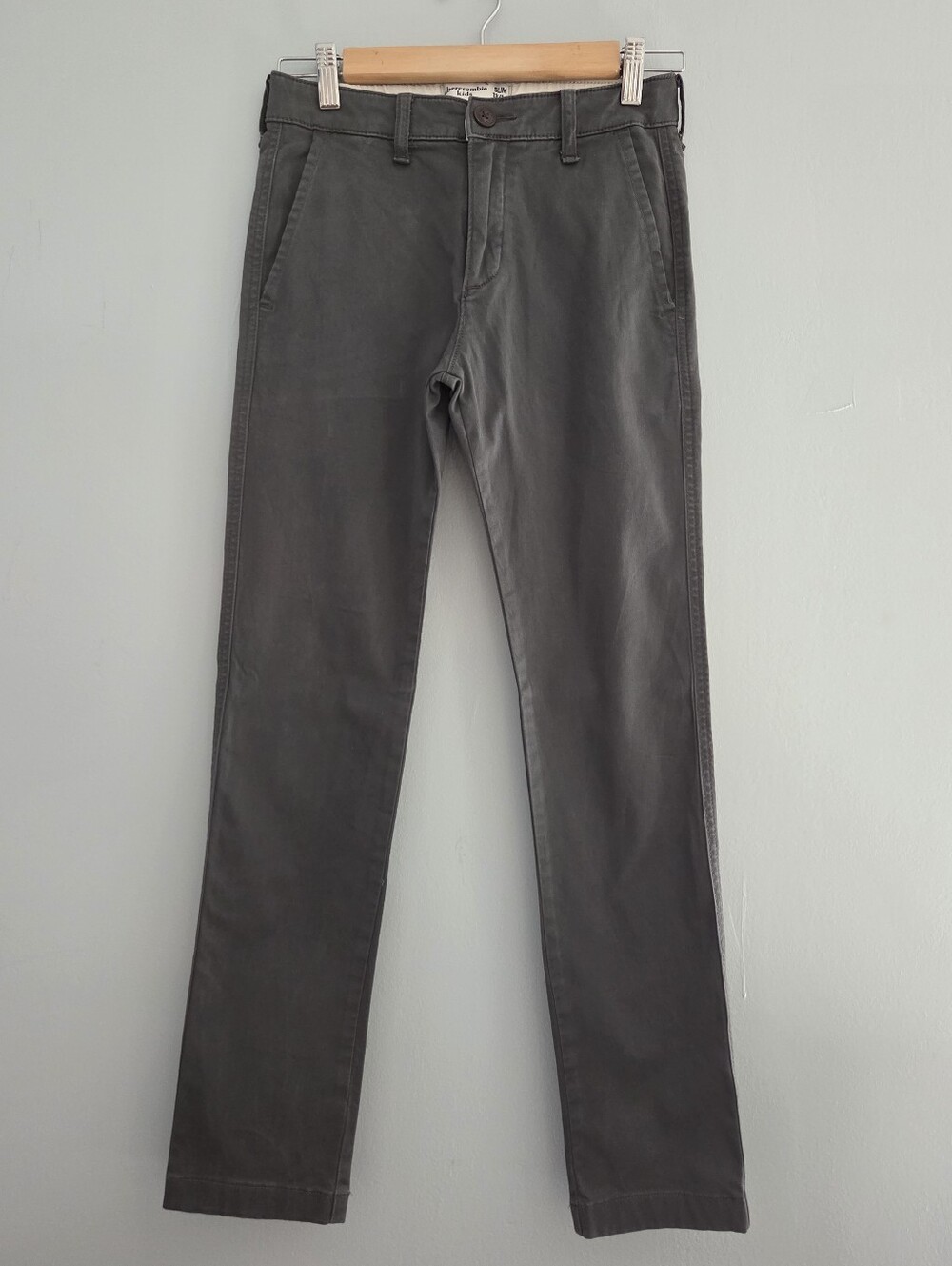 Abercrombie Kids Slim Chinos Dark Grey Size 13/14